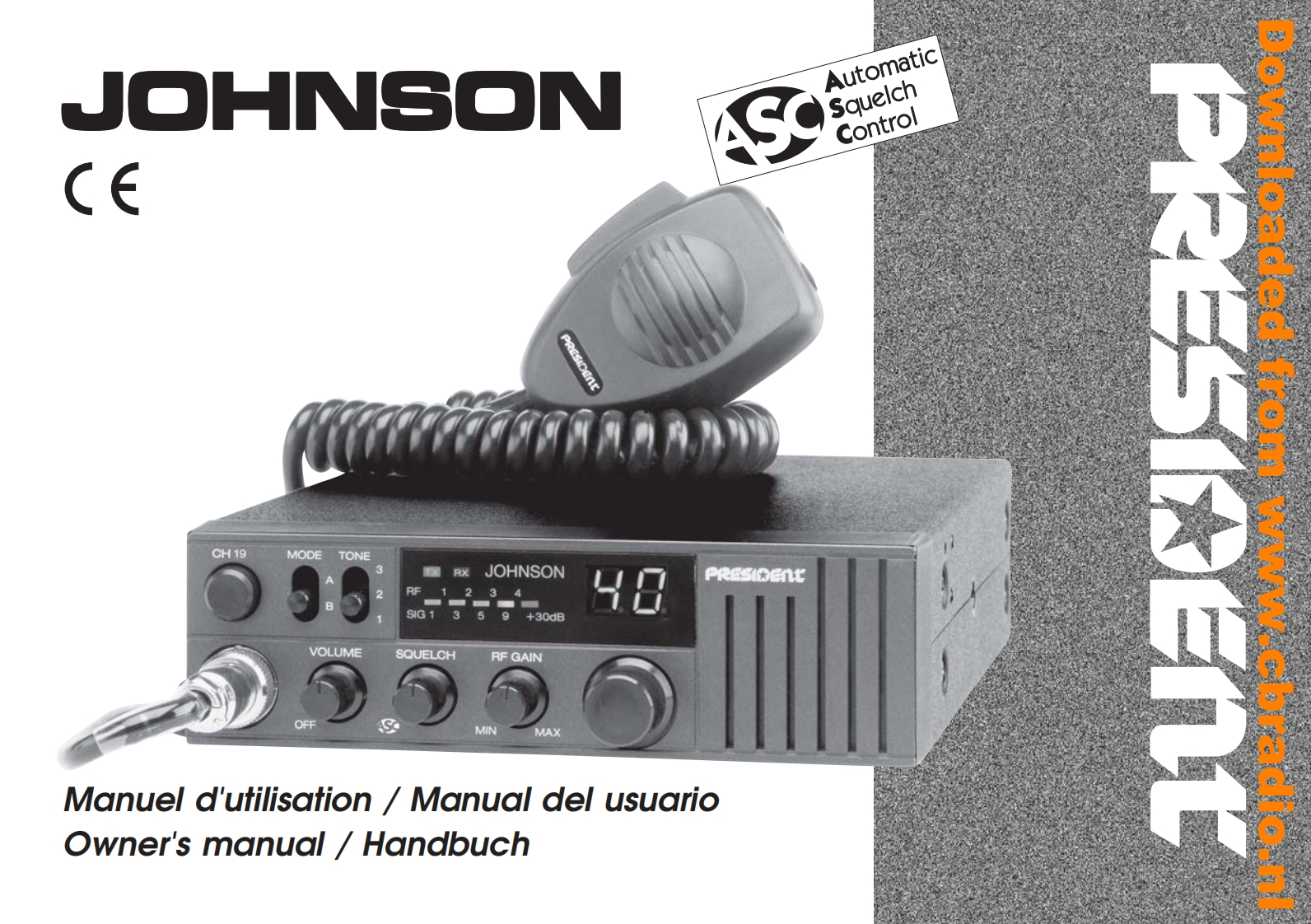 President_Johnson_ASC_FR_使用说明书手册_ES_DE