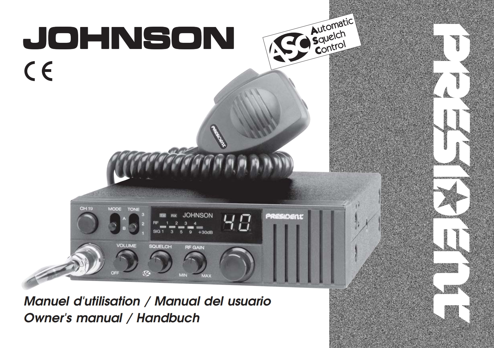 President_Johnson_ASC_Manual操作说明书手册