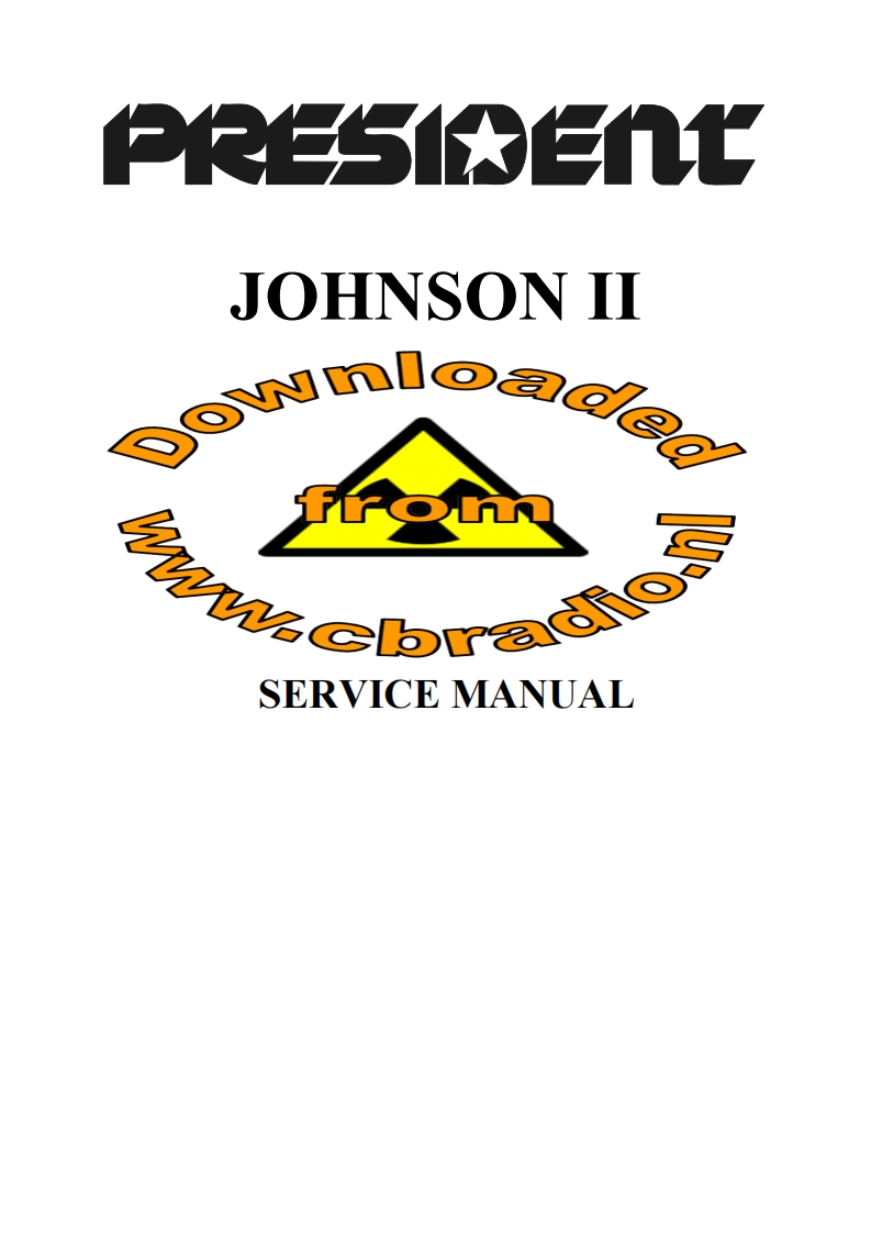 President_Johnson_II_ASC_ENG2维修说明书手册含电气原理图