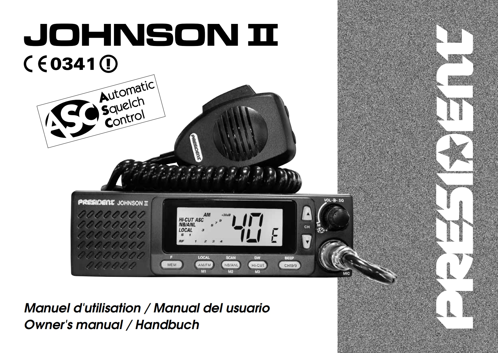 President_Johnson_II_ASC_Manual操作说明书手册