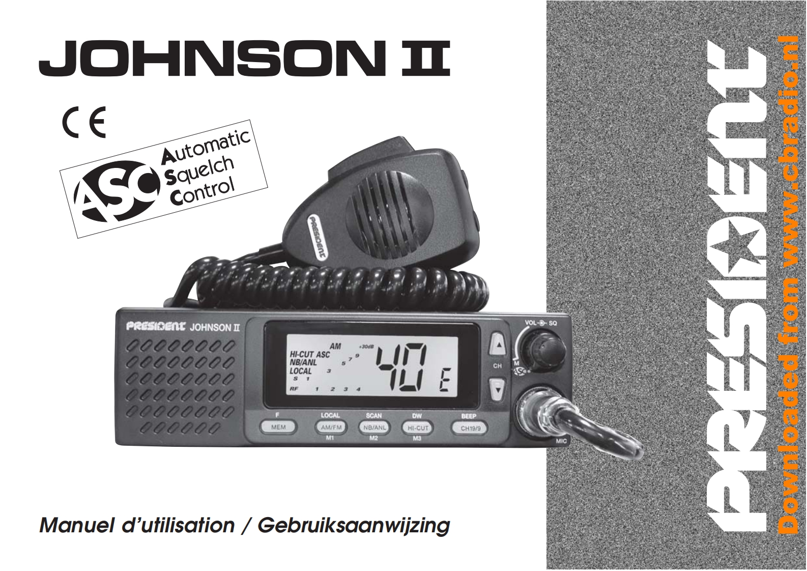 President_Johnson_II_NL操作说明书手册