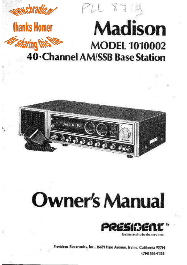 President_Madison_Homer_使用说明书手册