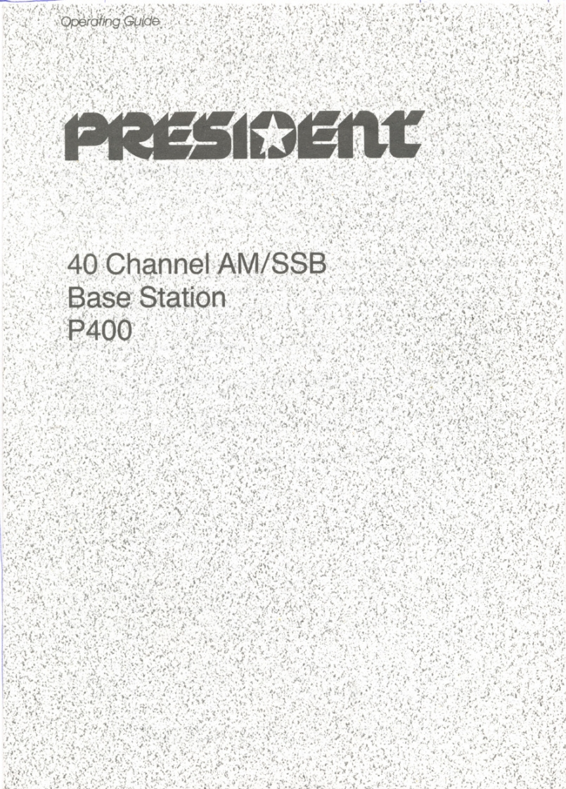 President_P400_Manual操作说明书手册