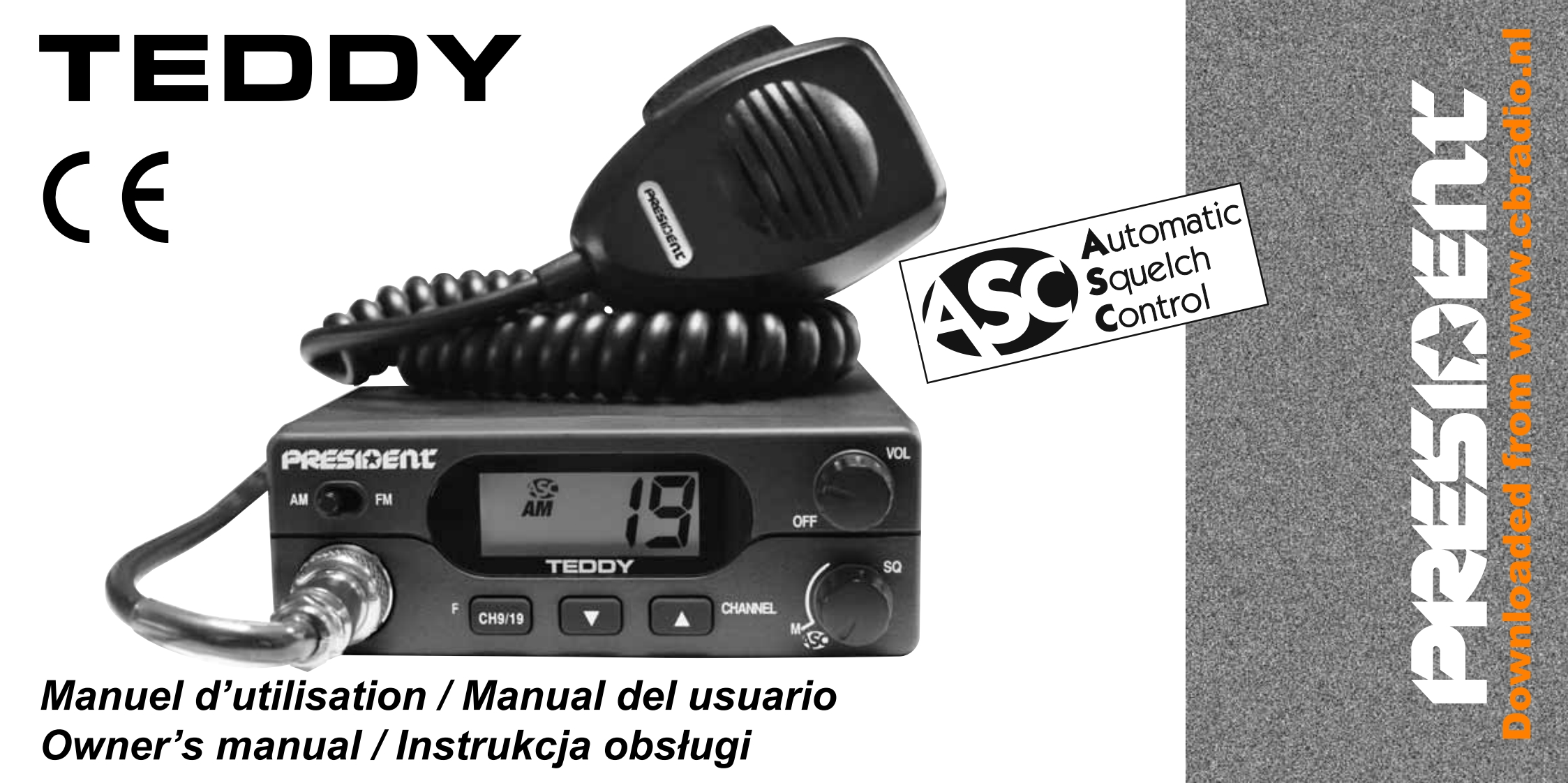 President_Teddy_ASC_FR_使用说明书手册_ESP_PL