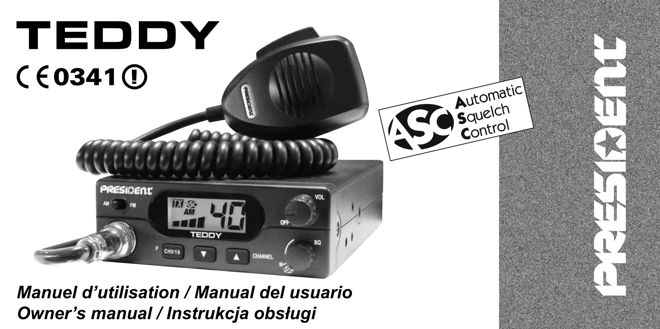 President_Teddy_ASC_Manual操作说明书手册