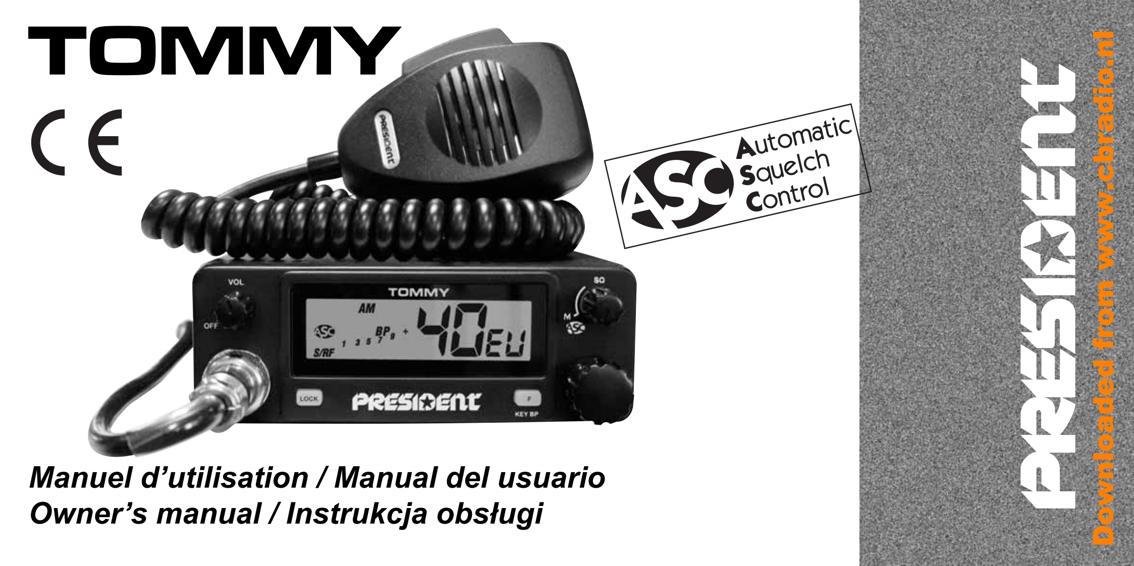 President_Tommy_ASC_FR_使用说明书手册_ES_PL
