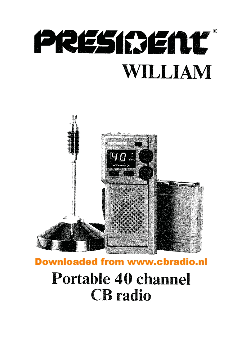 President_William_ES_使用说明书手册_FR_IT
