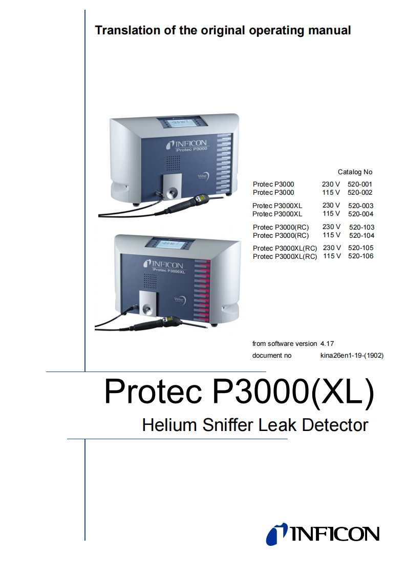 Protec-P3000-操作说明书手册-kina26en1-19-(1902)