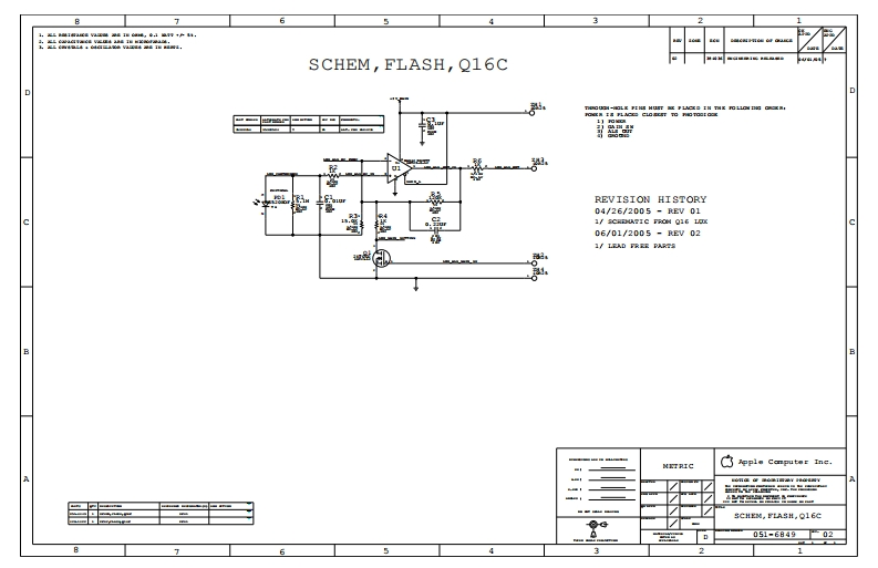 Q16C-FLASH---051-6849笔记本电器原理图