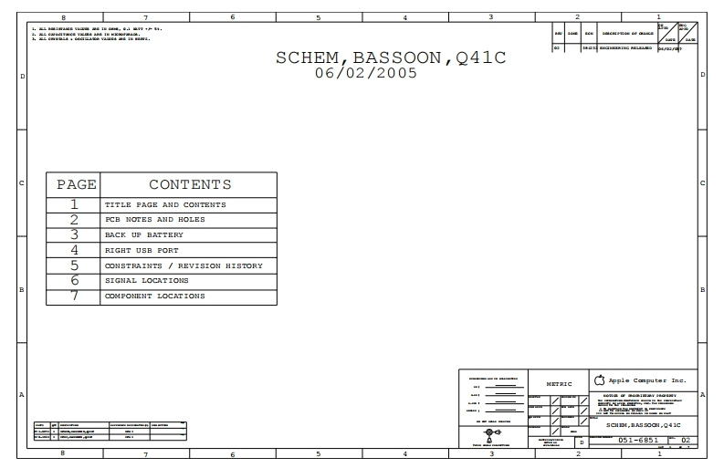 Q41C-BASSOON---051-6851笔记本电器原理图