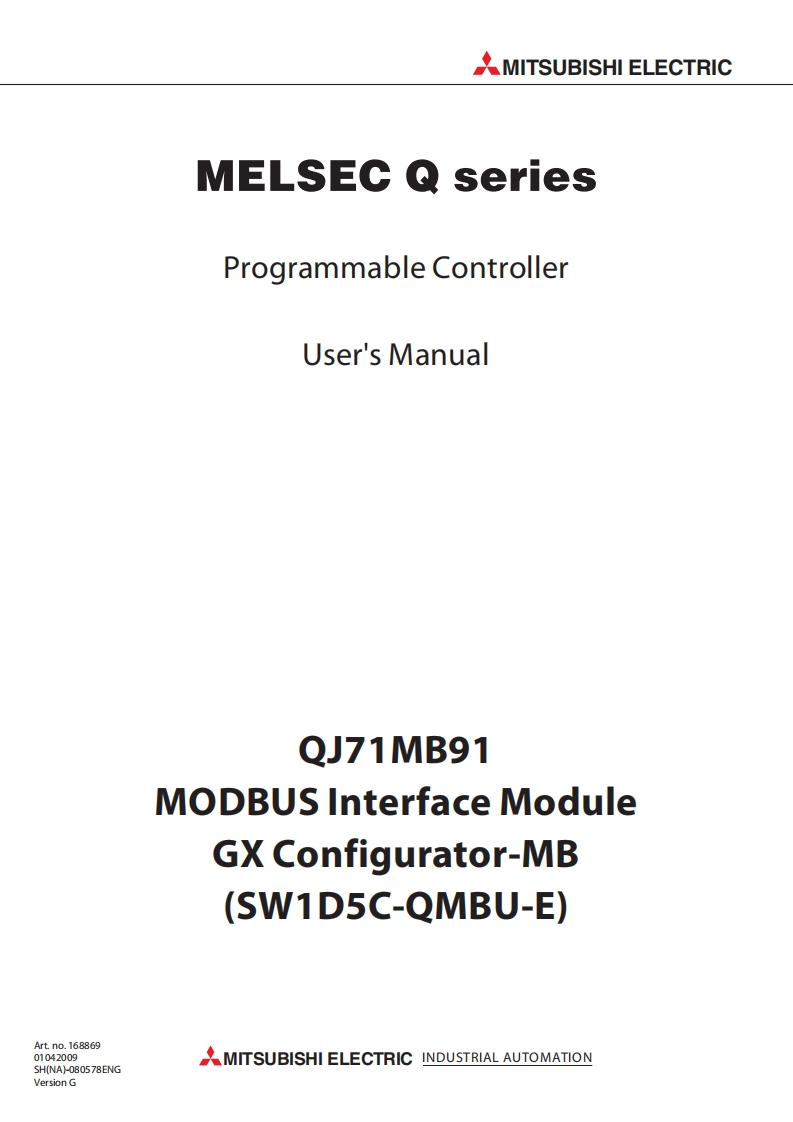 QJ71MB91Users使用说明书手册