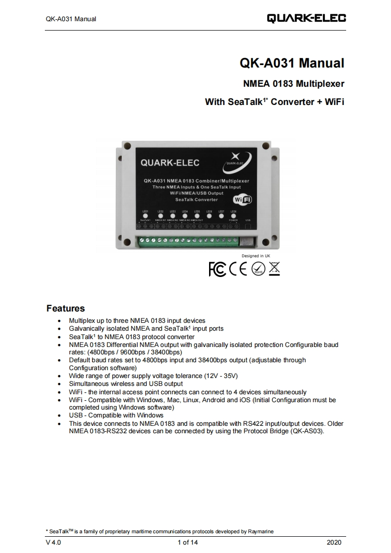 QK-A031_manual操作说明书手册