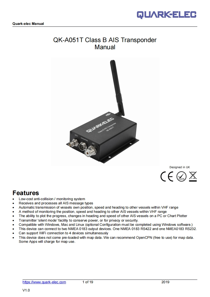 QK-A051T_manual操作说明书手册