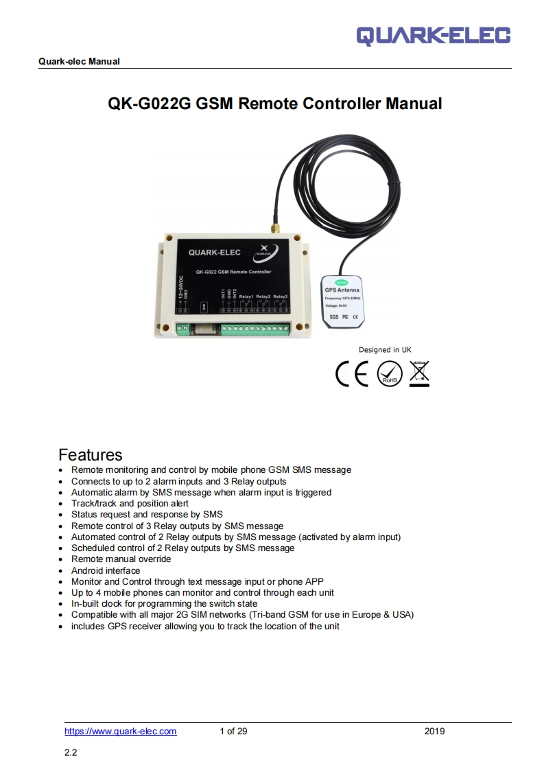 QK-G022G_manual操作说明书手册