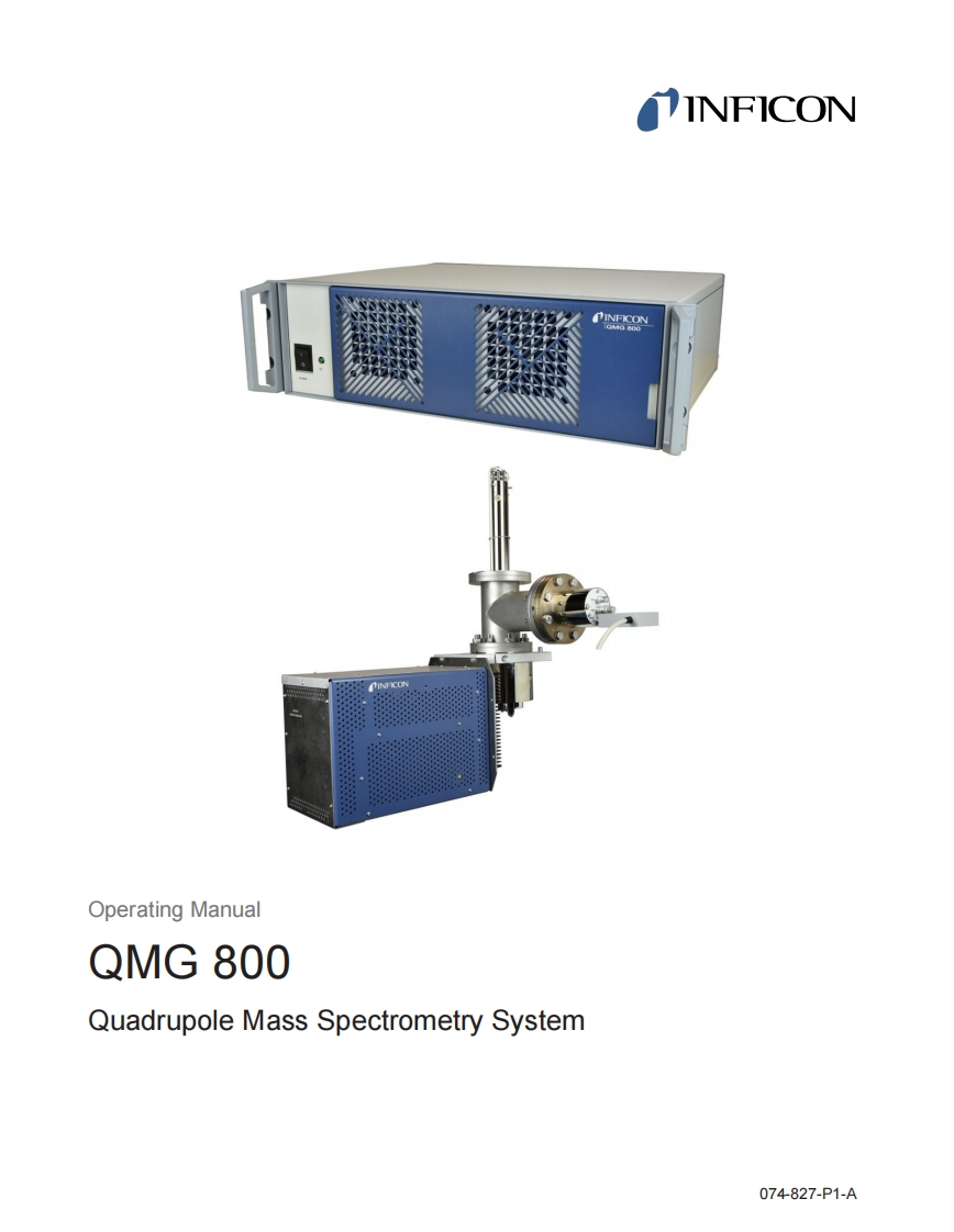 QMG800操作说明书手册