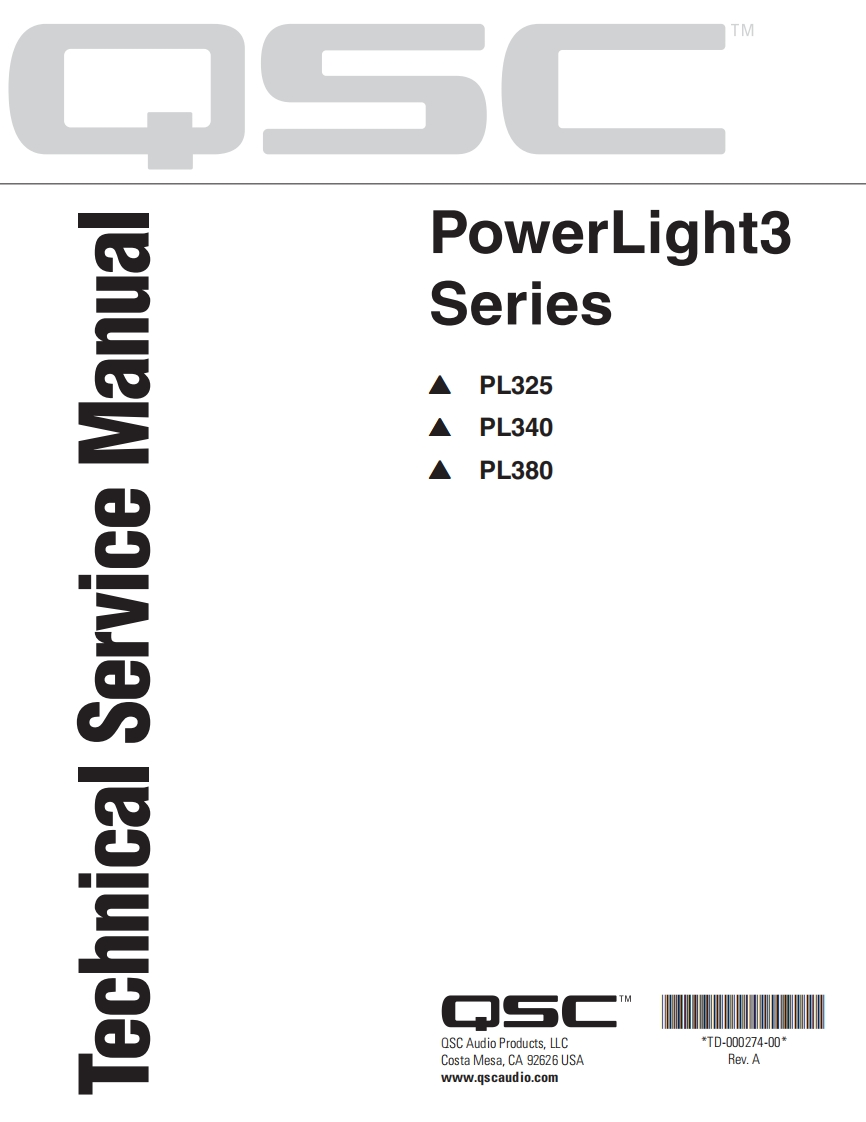 QSC-PL325-PL340-PL380功放维修手册新质力文库 - 聚焦新质生产力发展的数字化知识库_行业洞察 / 理论成果 / 实践指南免费下载新质力文库
