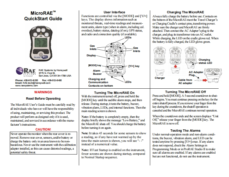 Quick-Start_MicroRAE快速操作说明书手册_RevA