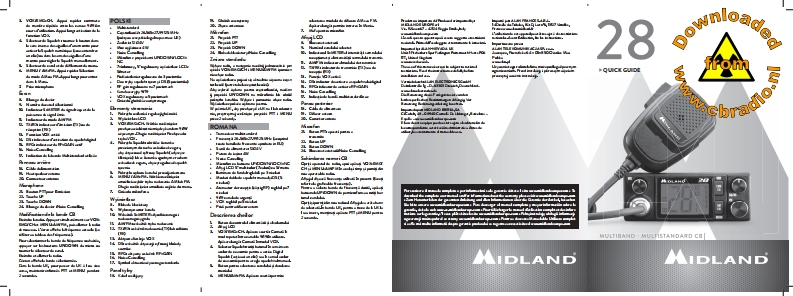 Quick_Guide_Midland_28_ENG_ESP_FR_DE_ITA_RO_PO快速操作手册