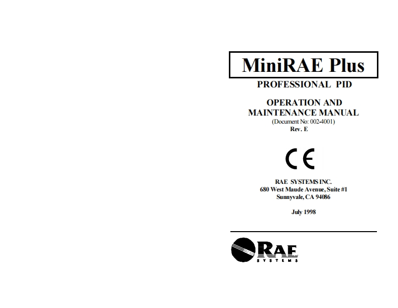 RAE-Minirae-Plus-User-Manual操作说明书手册新质力文库 - 聚焦新质生产力发展的数字化知识库_行业洞察 / 理论成果 / 实践指南免费下载新质力文库