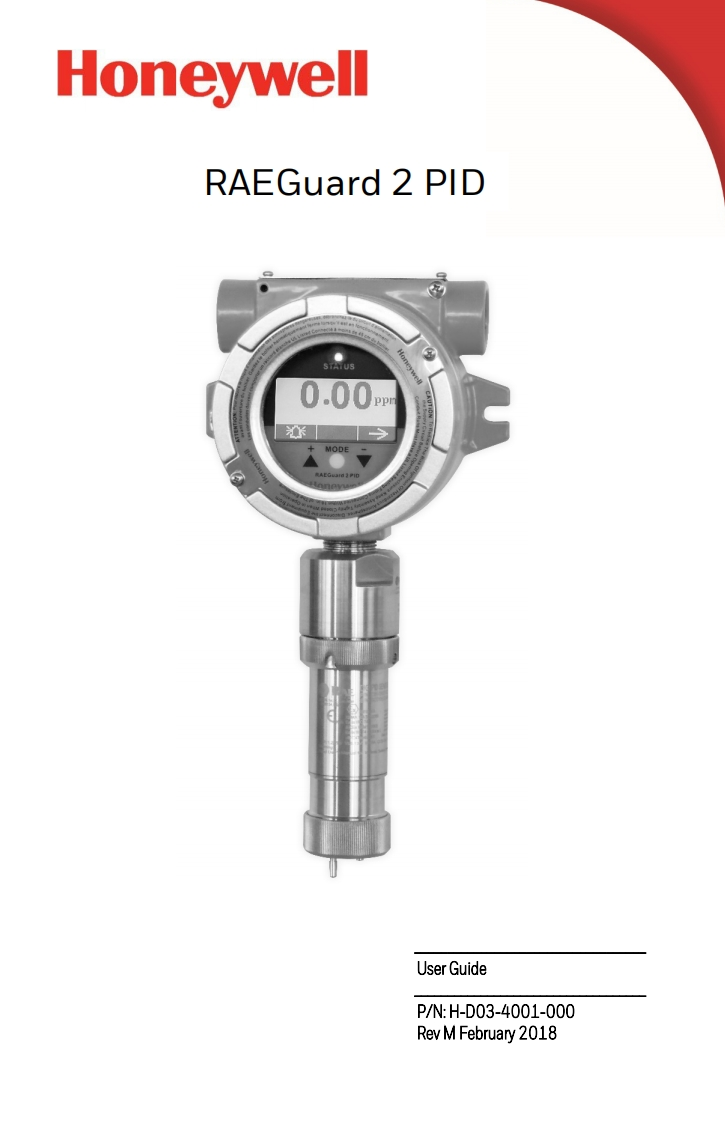 RAEGuard2PID使用操作说明书手册