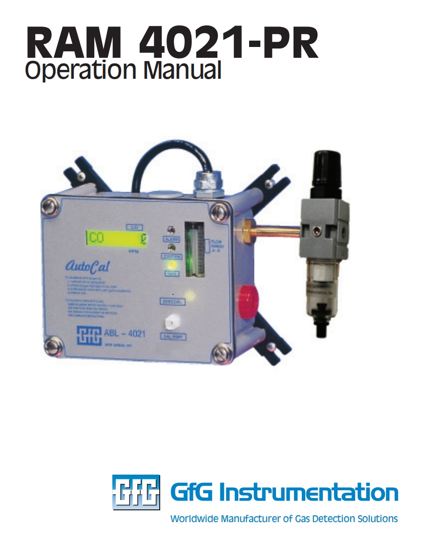 RAM_4021-PR_手册说明书指南