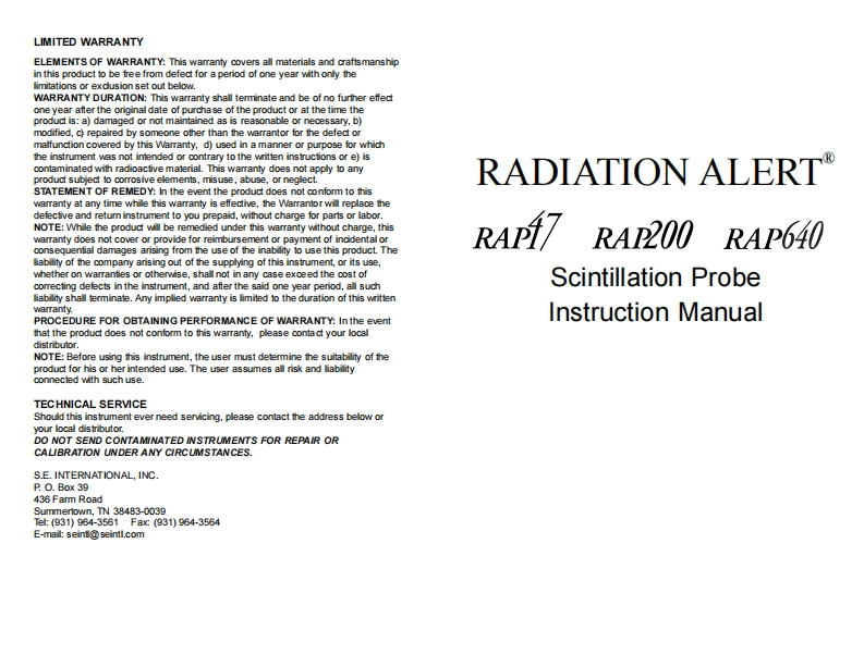RAPS_Operation-手册说明书指南