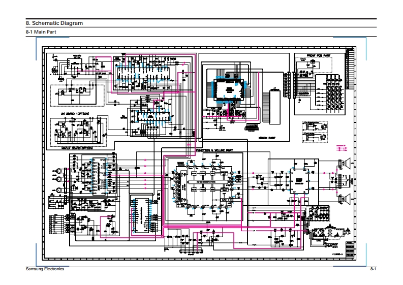 RCD-695维修手册含电器原理图