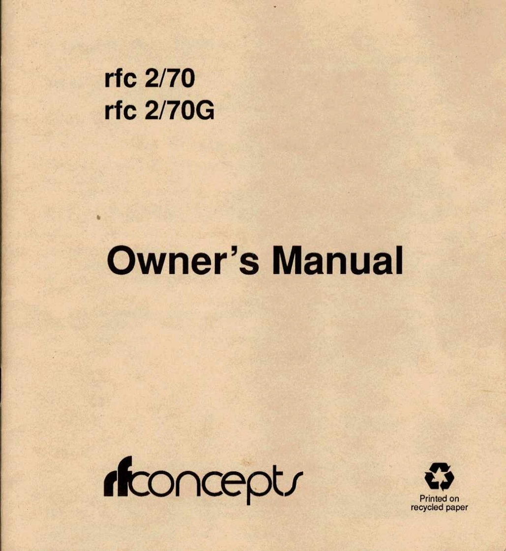 RF-Concepts_RFC-2-70-2-70G_Manual操作说明书手册