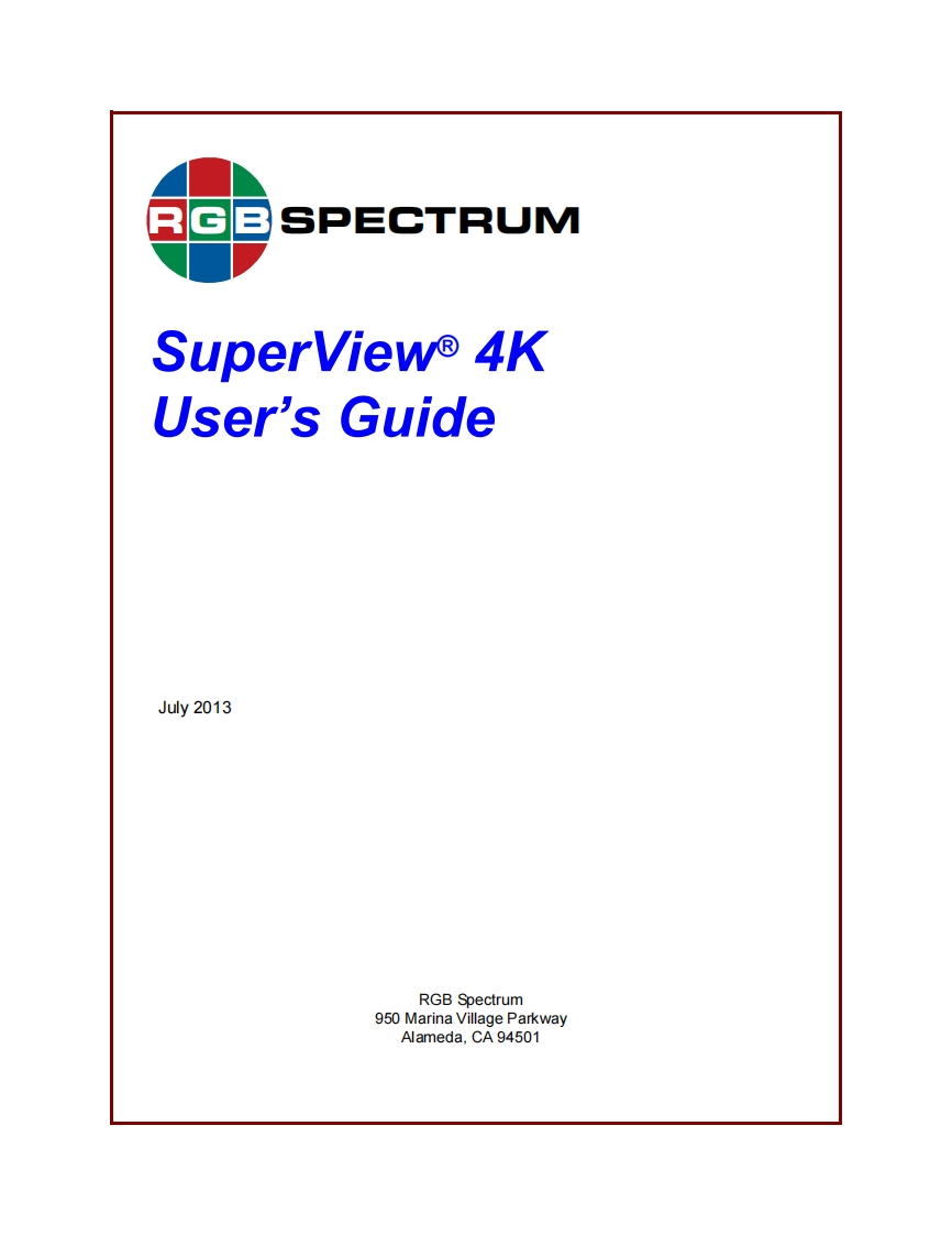 RGB-User使用说明书手册-SV4K