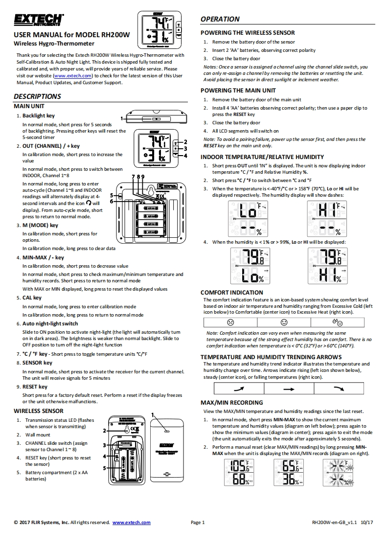 RH200W_安装调试说明书手册-en
