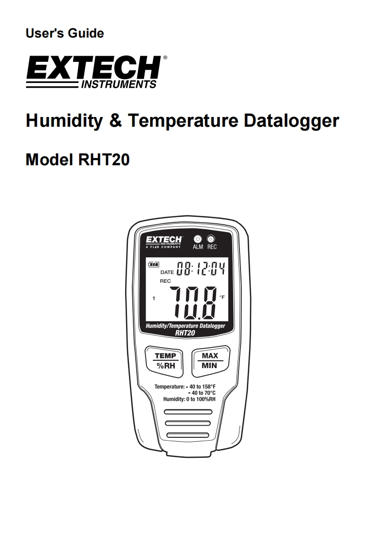 RHT20_安装调试说明书手册
