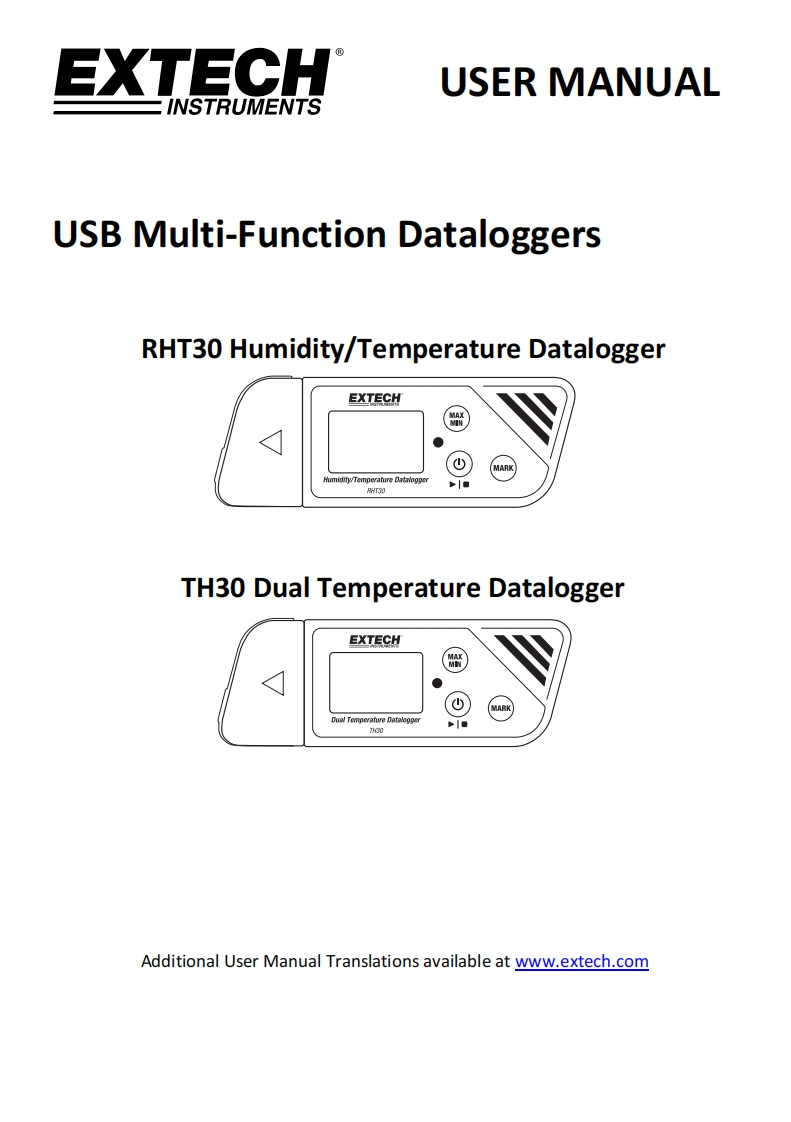 RHT30_TH30_安装调试说明书手册-en