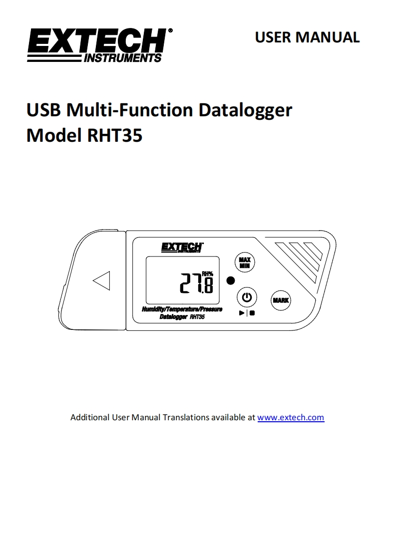 RHT35_安装调试说明书手册-en