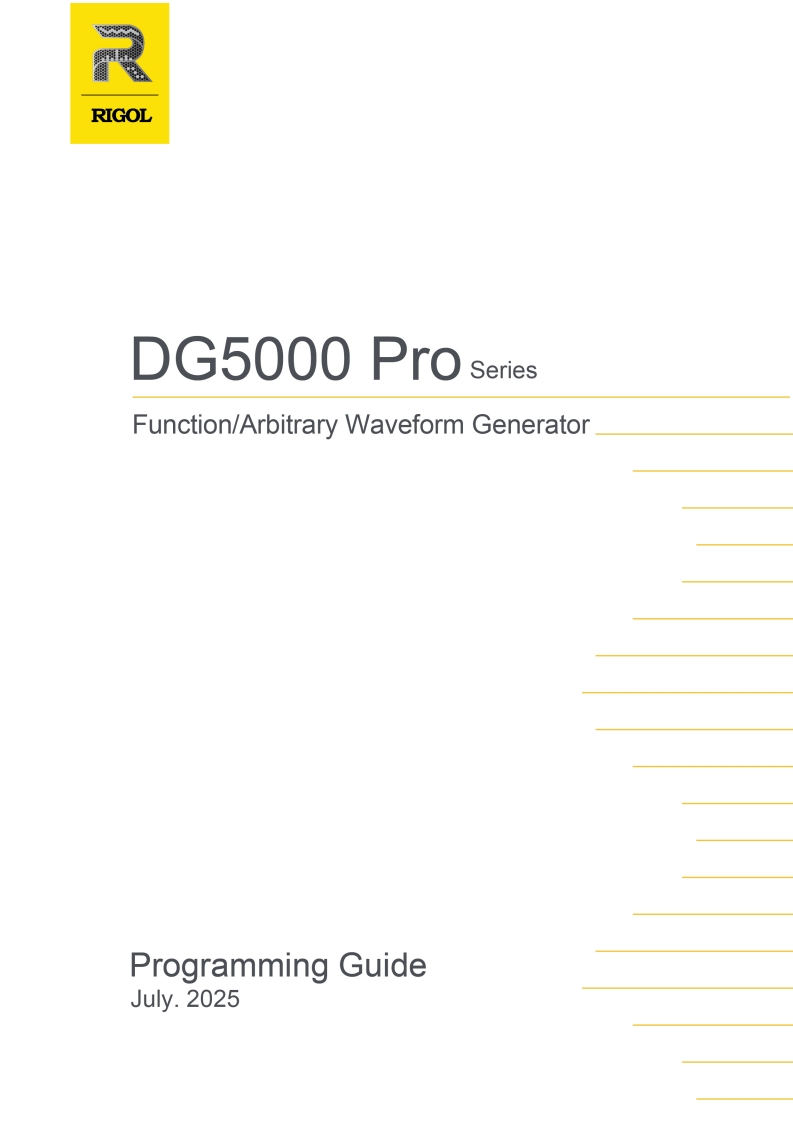 RIGOL-DG5000Pro_编程操作说明书手册_EN