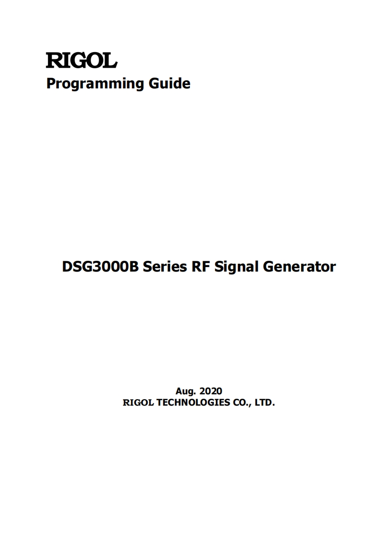 RIGOL-DSG3000B_编程操作说明书手册_EN