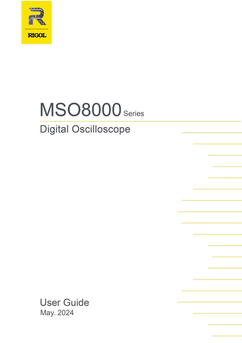 RIGOL-MSO8000_操作说明书手册_EN