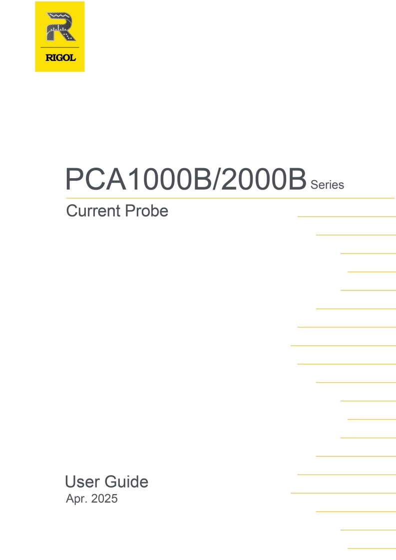 RIGOL-PCA1000BPCA2000B_操作说明书手册_EN