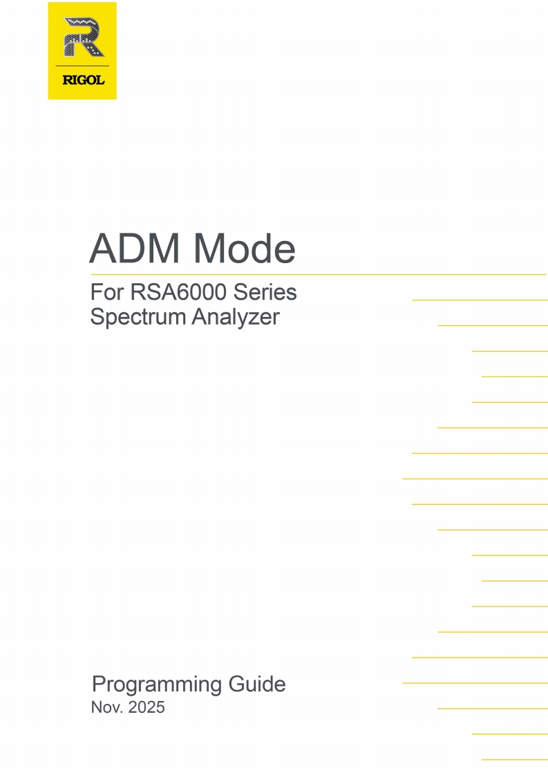 RIGOL-RSA6000ADM_编程操作说明书手册_EN