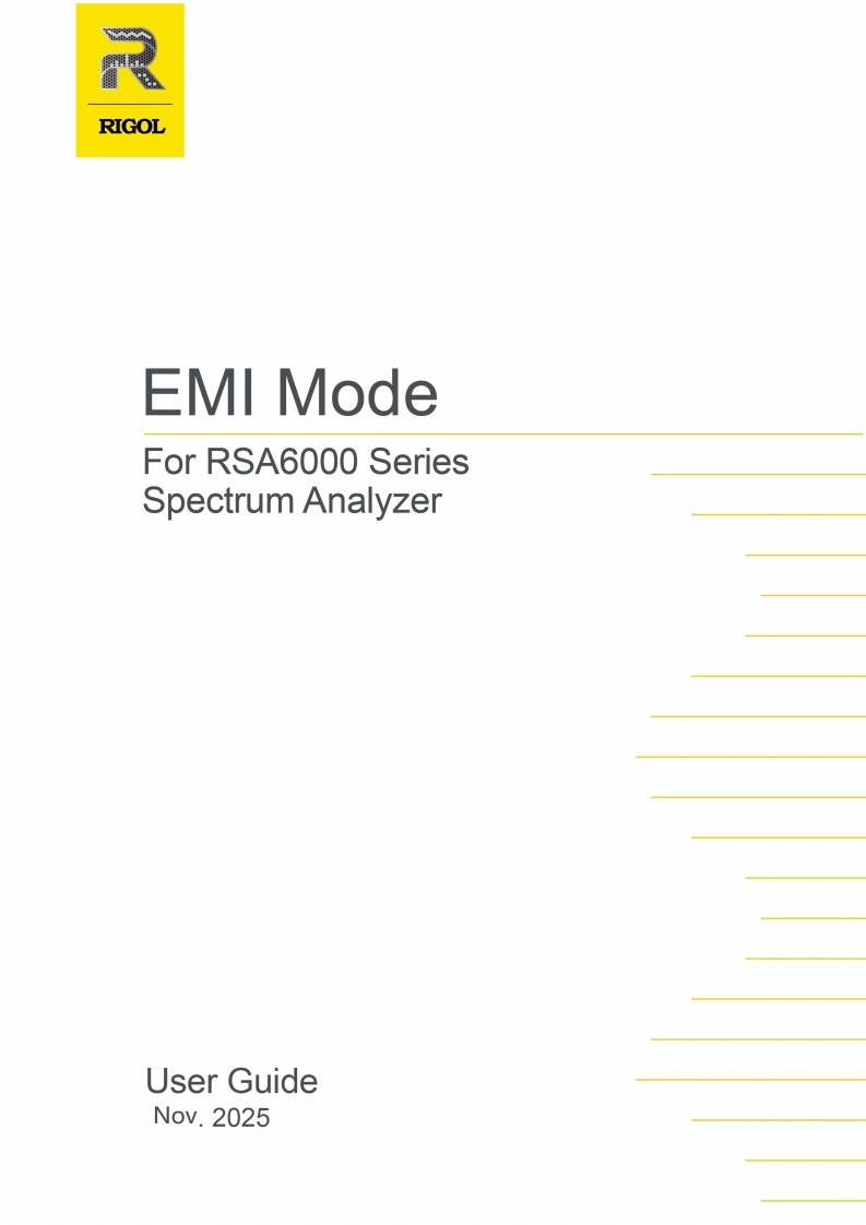 RIGOL-RSA6000EMI_操作说明书手册_EN