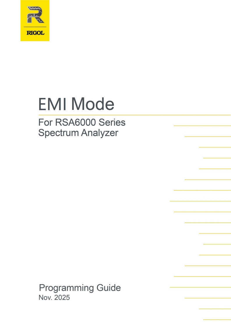 RIGOL-RSA6000EMI_编程操作说明书手册_EN