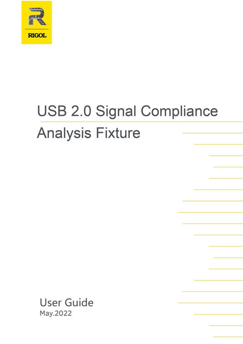 RIGOL-USB2.0-Fixture_操作说明书手册_EN