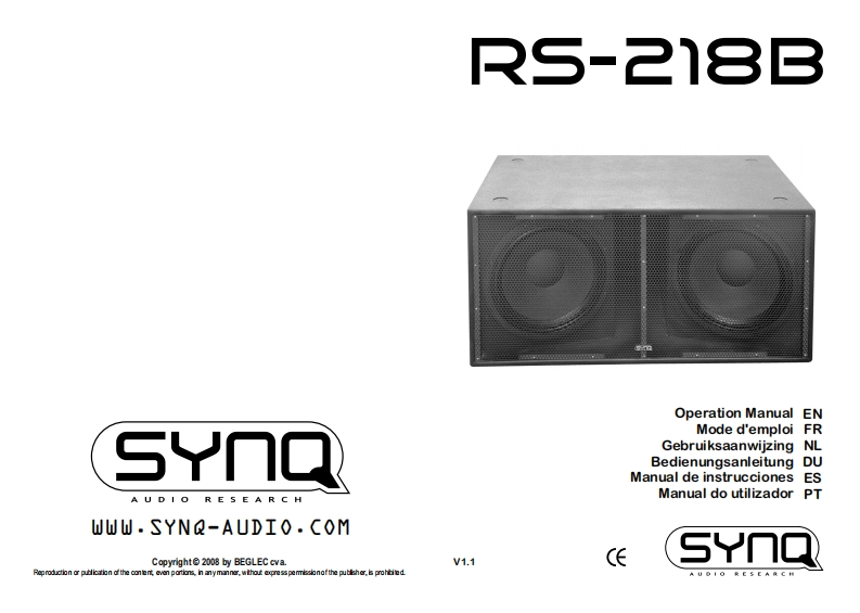 RS-218B_使用说明书手册_V1-1