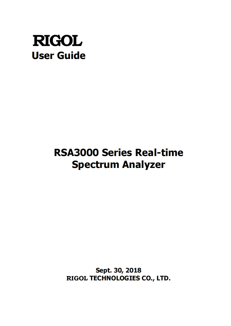 RSA3000_操作指南手册_EN