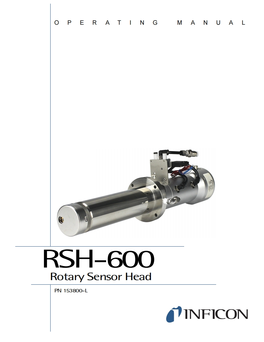 RSH-600RotarySensorHead操作说明书手册(English)