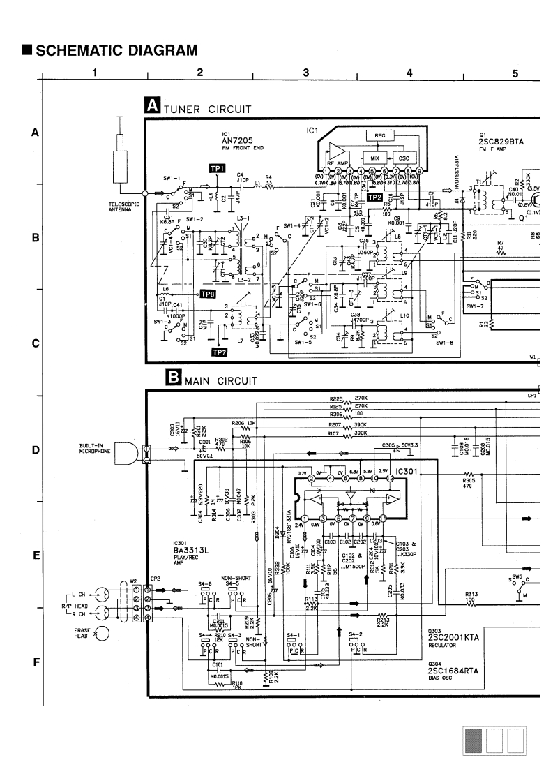 RX-FS470维修手册含电器原理图