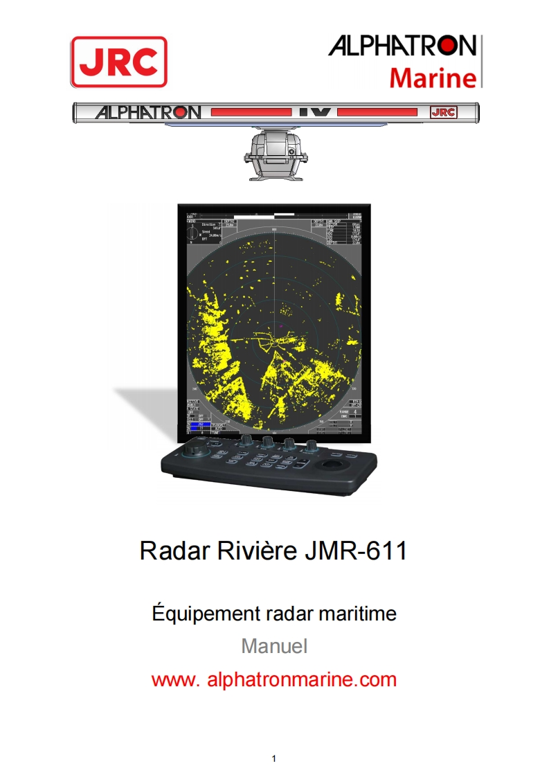 RadarRiv-JRC-JMR-611-使用说明书手册-French-26-8-2020