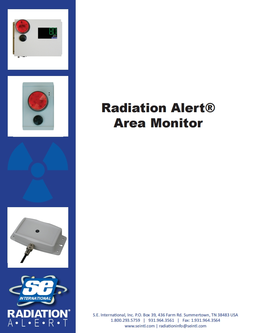 Radiation_Alert_Area_Monitor_用户说明书手册_English