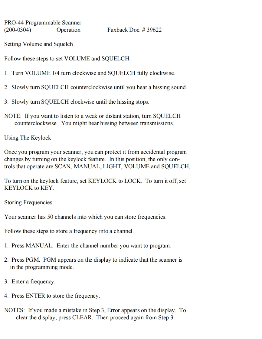 Radio_Shack_PRO-44_User_Guide操作说明书手册