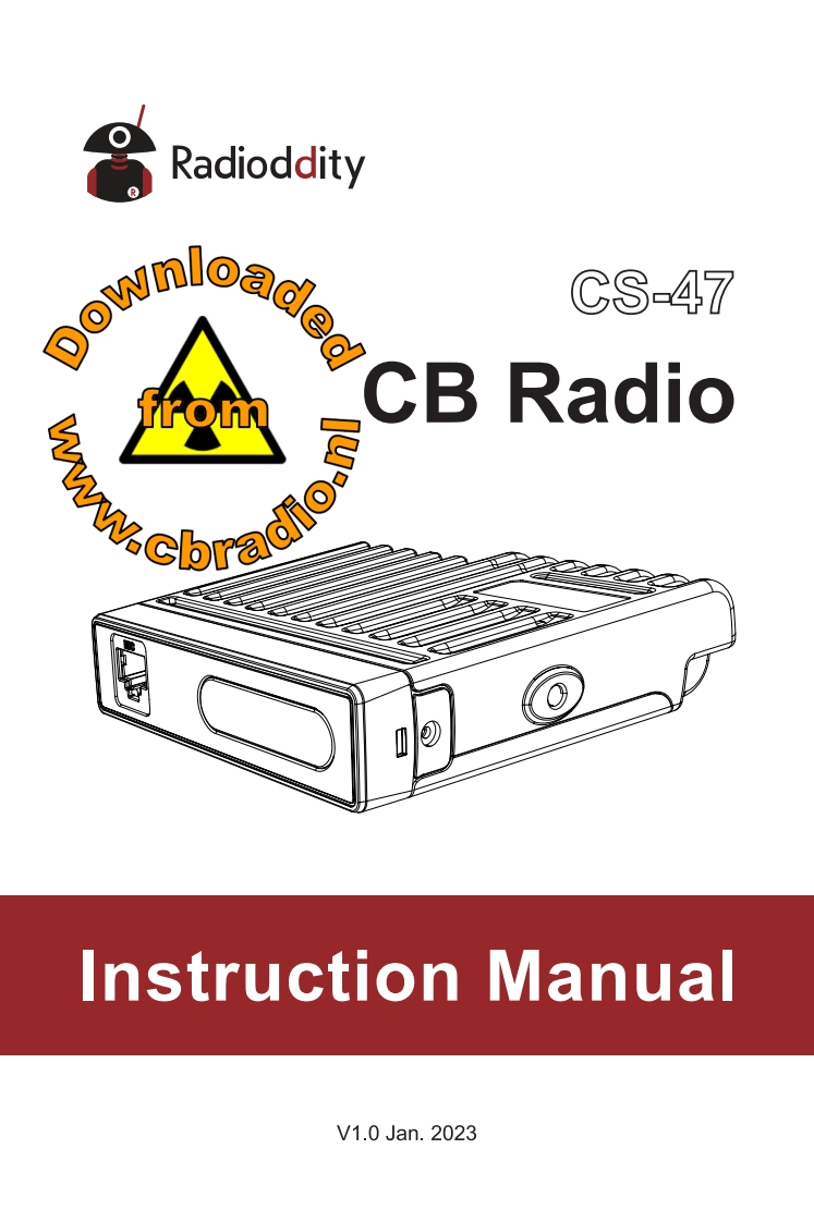 Radioddity_CS-47_20230201_ENG操作说明书手册