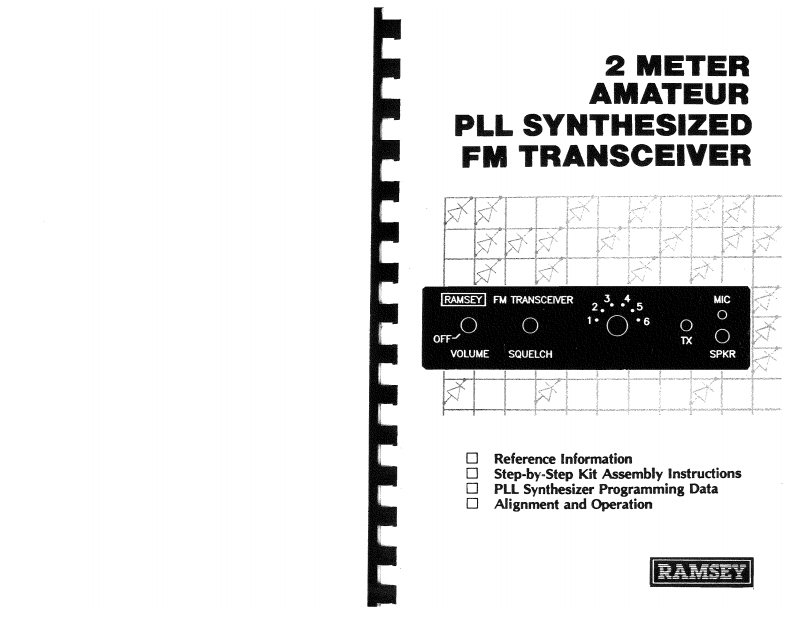 Ramsey_FTR-146_user操作说明书手册